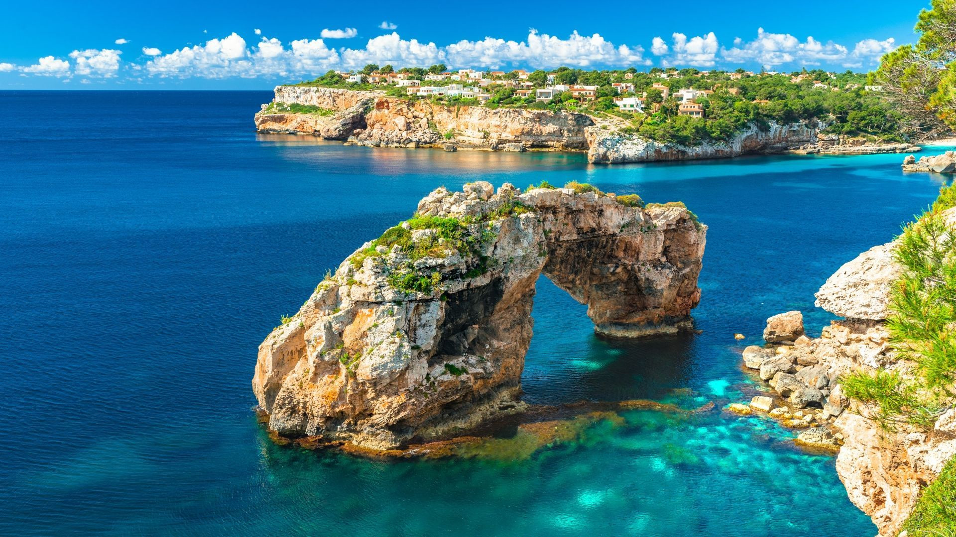 Arche naturelle Es Pontàs sur la côte - Santanyí - Majorque - Espagne
