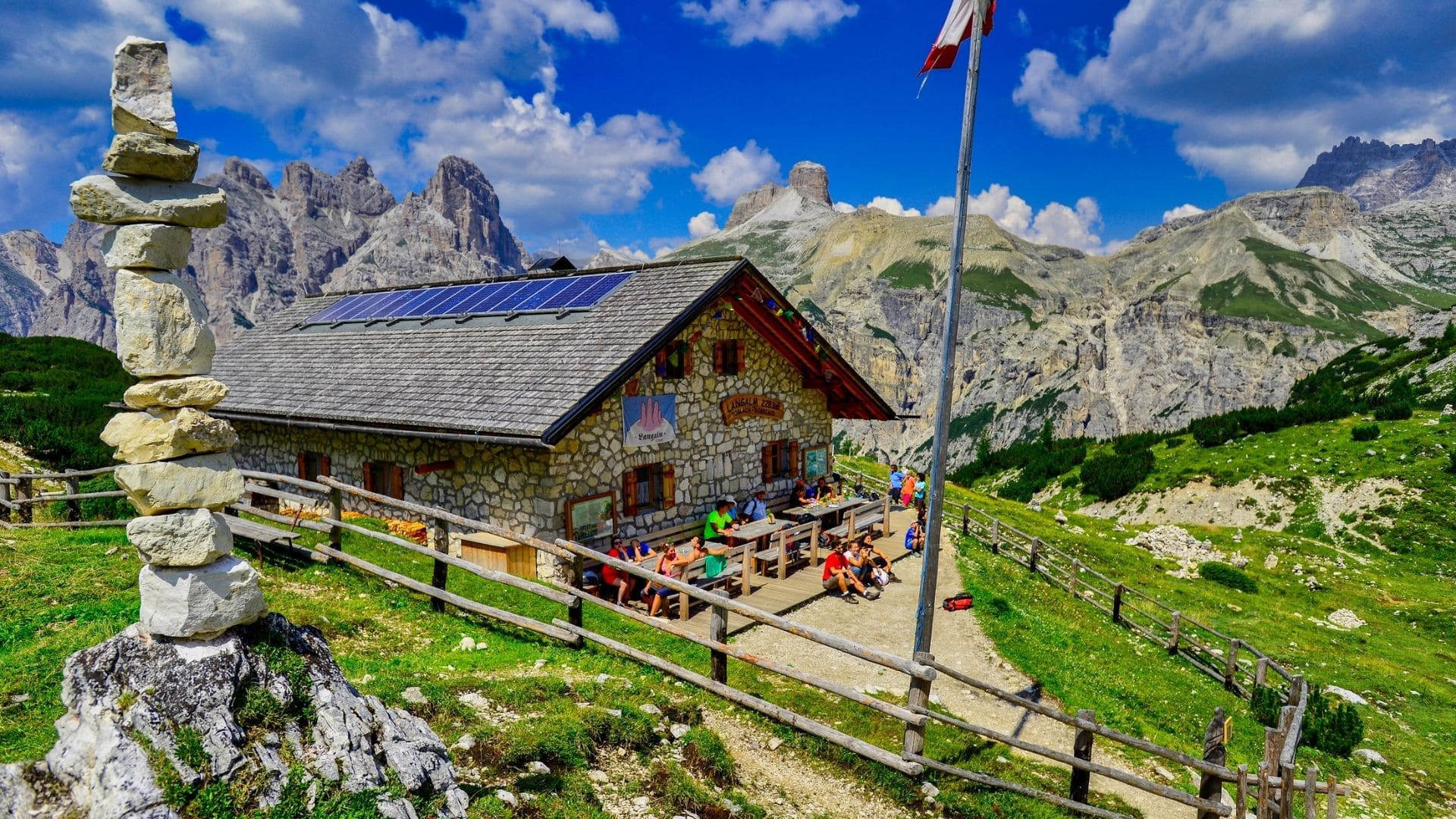 Vue sur la crête