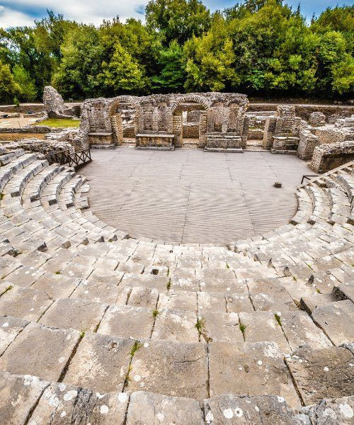 Théâtre antique de Butrint - région de Saranda - Albanie