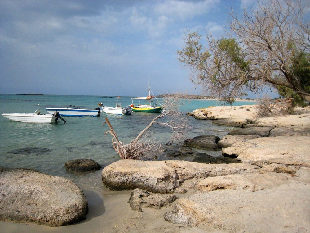 Barques près d'Elafonissi