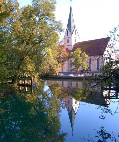 Blaubeuren et son lac bleu - Bade-Wurtemberg - Allemagne