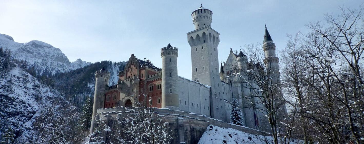 Château de Neuschwanstein en hiver - Bavière - Allemagne