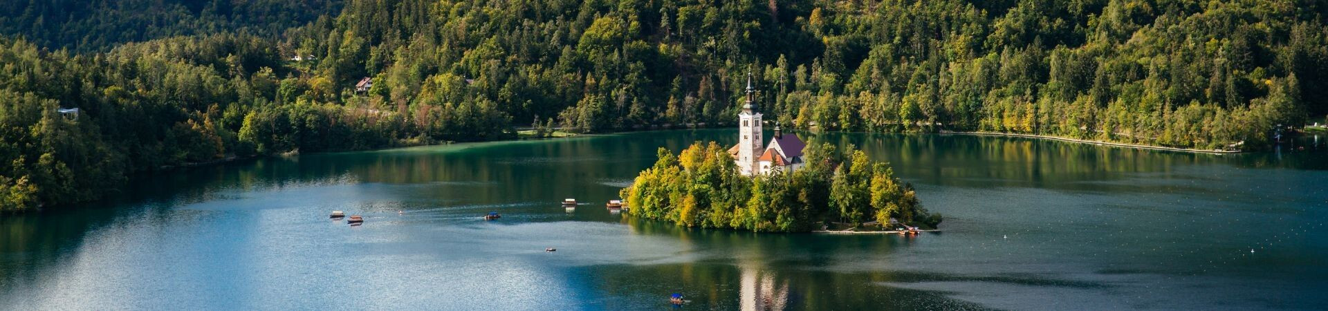 Église sur l'île du lac de Bled - Slovénie