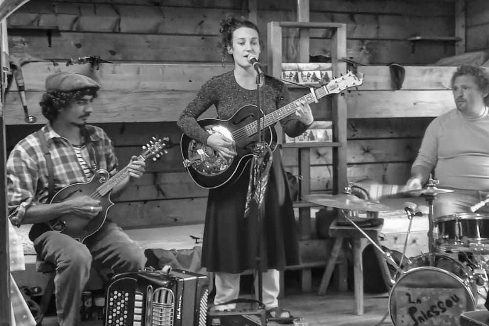 Concert de La Palessoù au refuge de la Muzelle © Raymond Chabanier
