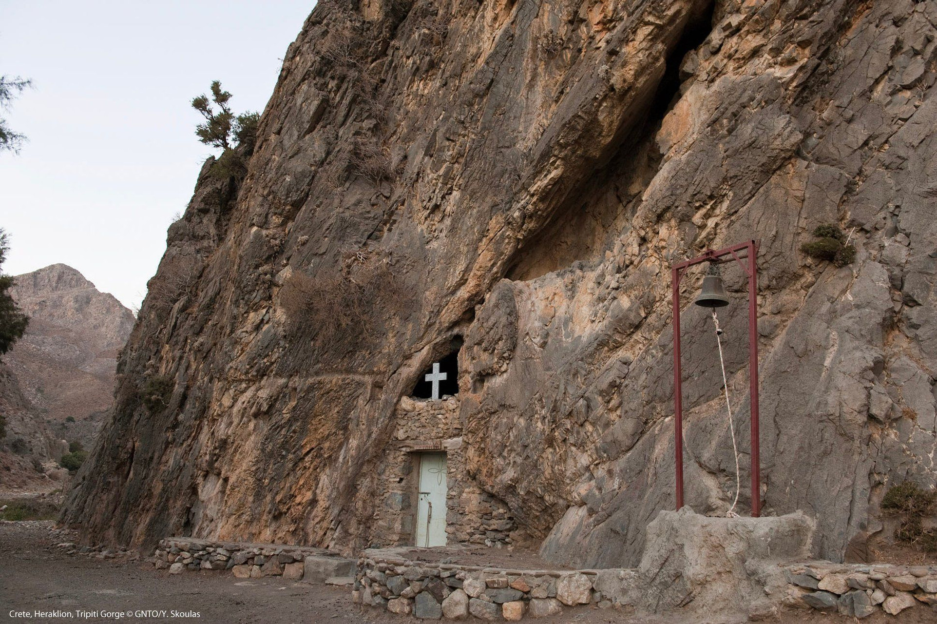 Crete Heraklion Tripitigorge 0498 Photo Y Skoulas - Crète - Grèce
