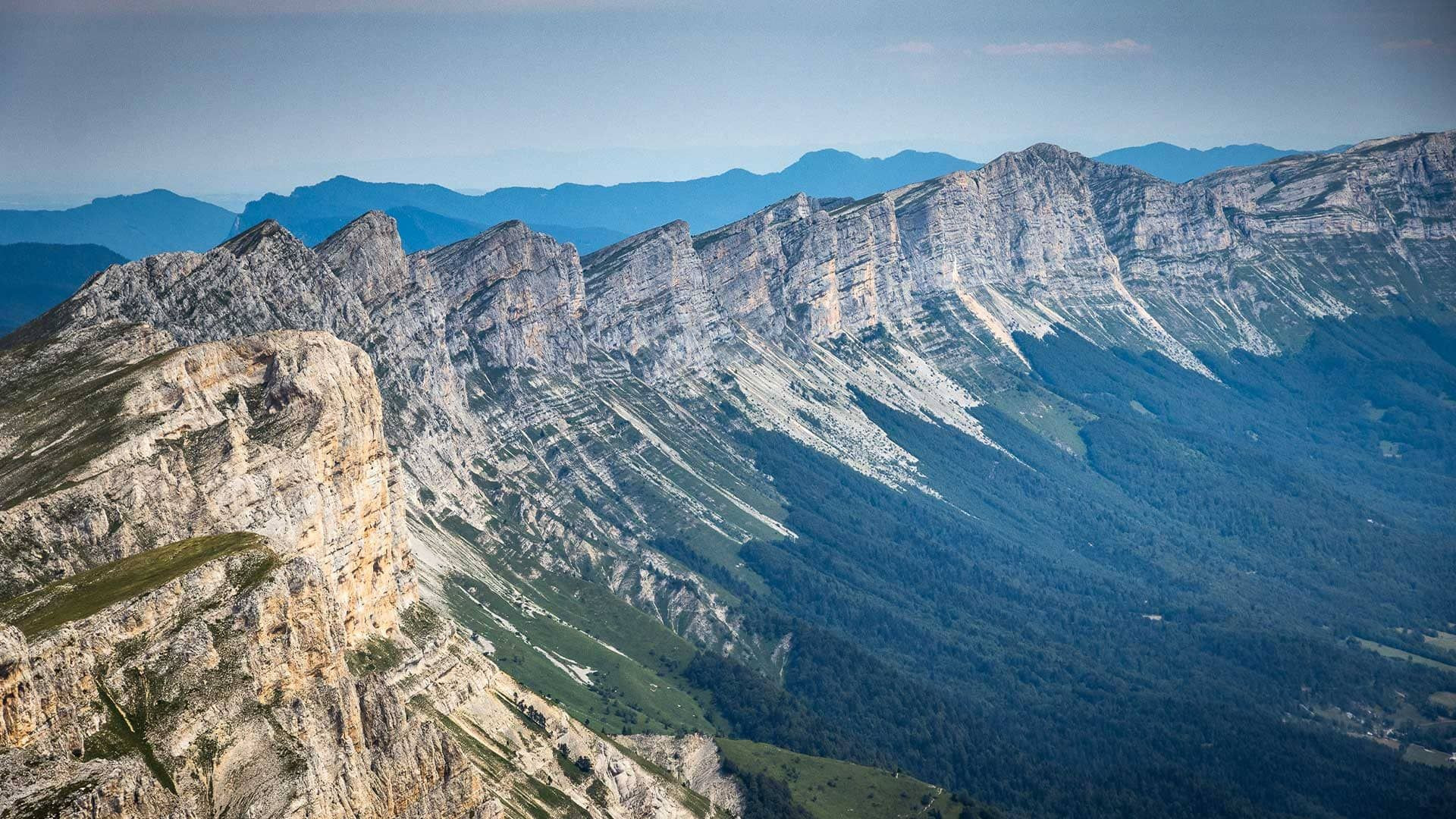 Cretes Vercors Depuis Grand Veymont Cx. Argeles Randozone - Crète - France