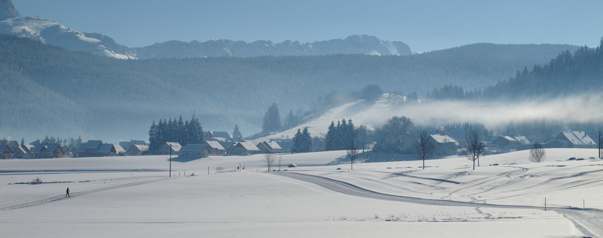 Piste de ski de fond à Méaudre - Vercors - France (2)