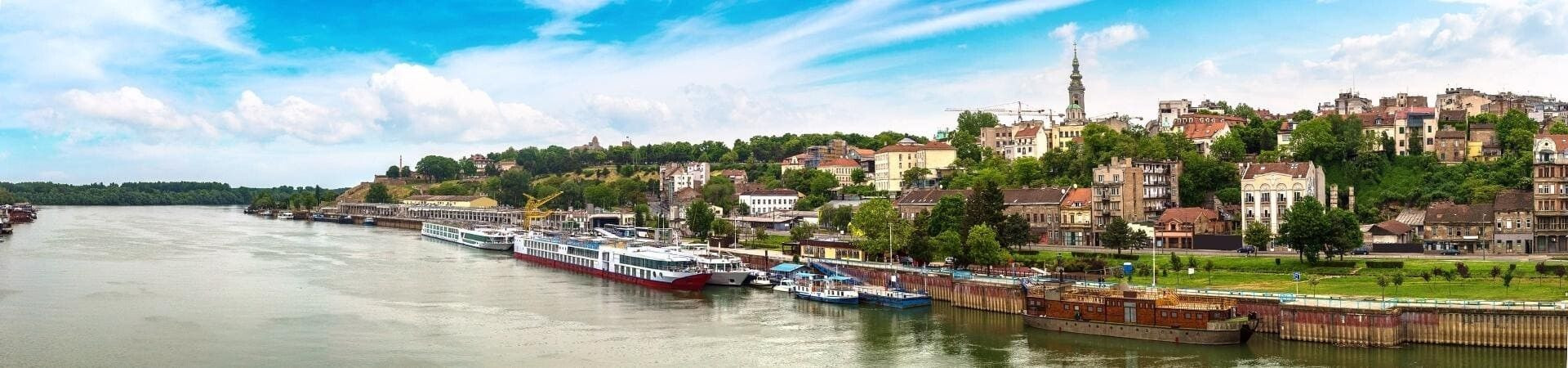 Bateaux de croisière sur le Danube - Belgrade - Serbie