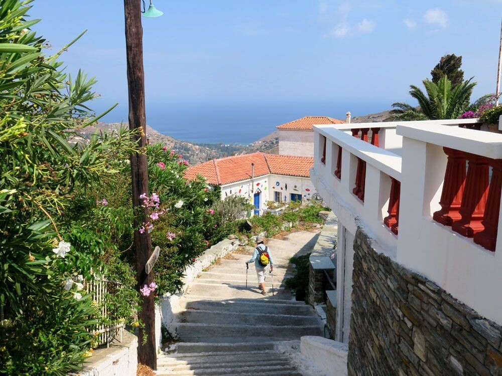 Début de la descente à Apikia