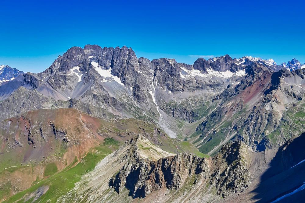 Depuis le col de Prelles Ecrins © Raymond Chabanier