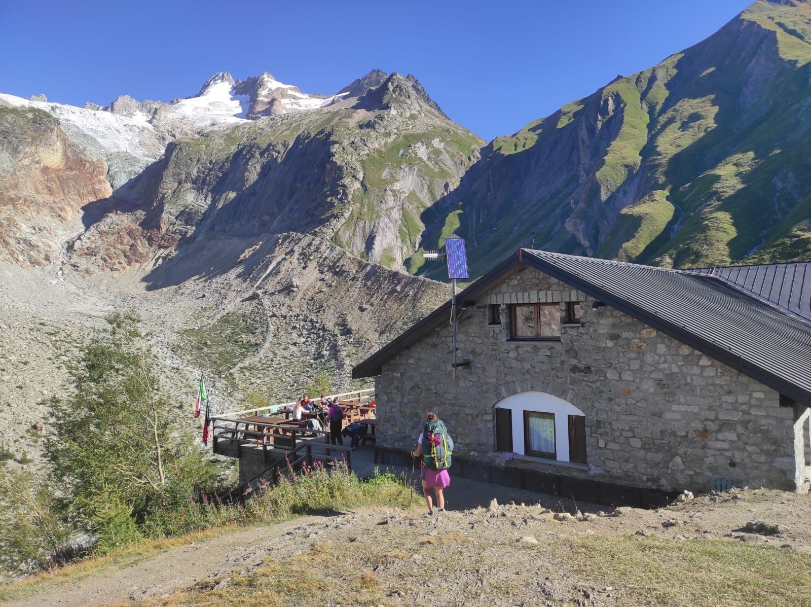 refuge étape courmayeur la fouly