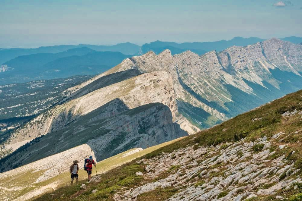© Timothé Bourdilleau Fin de l'ascension du Grand Veymont © Timothé Bourdilleau