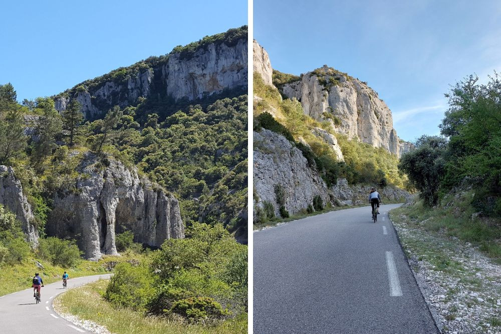 Gorges du Toulourenc à vélo © Charlotte Laventureux