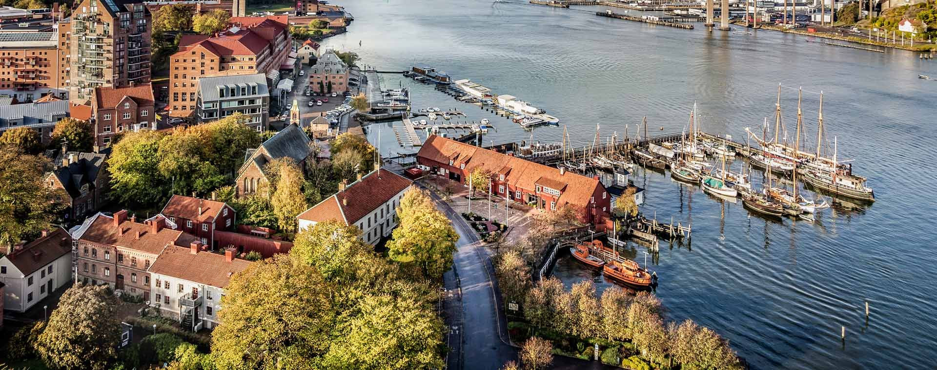© Per Pixel Petersson Gothenburg Et Son Port De Plaisance C Per Pixel Petersson - Suède