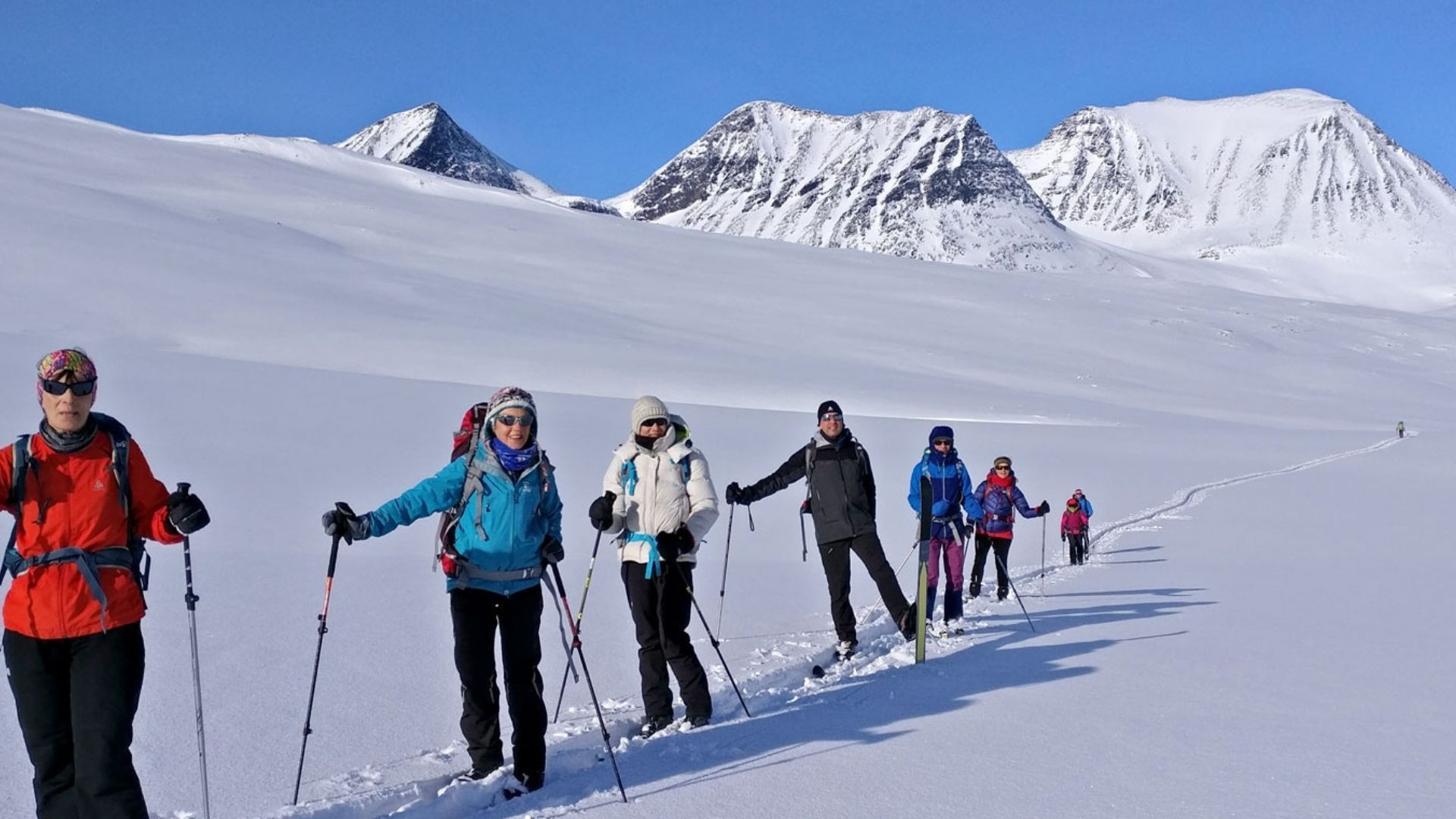 Ski de randonnée nordique en Laponie Suedoise