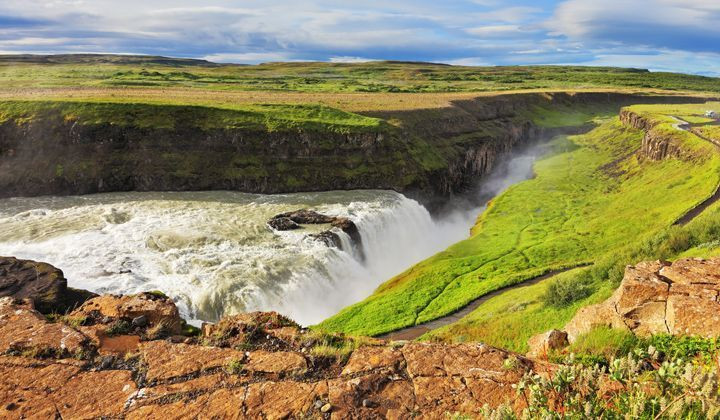Cascade de Gullfoss et son canyon - Cercle d'Or - Islande