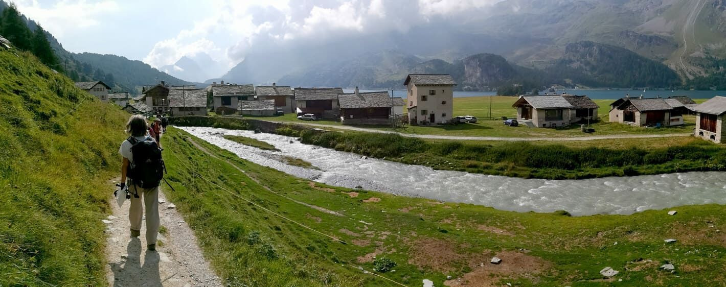 Randonnée au bord de l'Aua da Fedoz - Engadine - Suisse