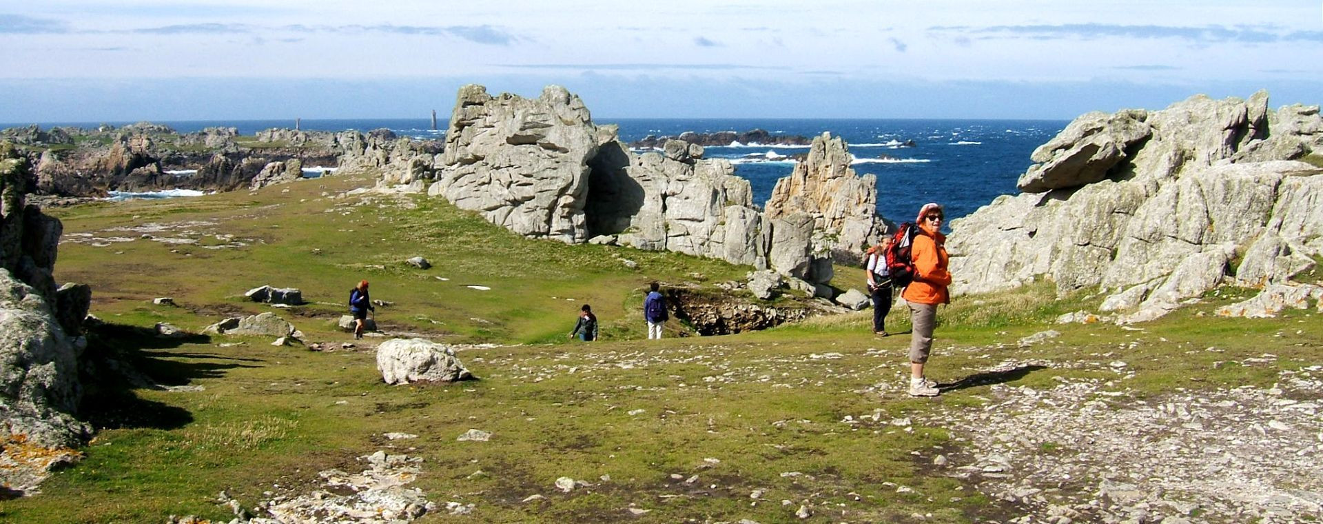 Randonnee sur l'ile d'Ouessant - Bretagne - France