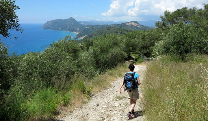 Randonnée sur la côte ouest de Corfou - Grèce