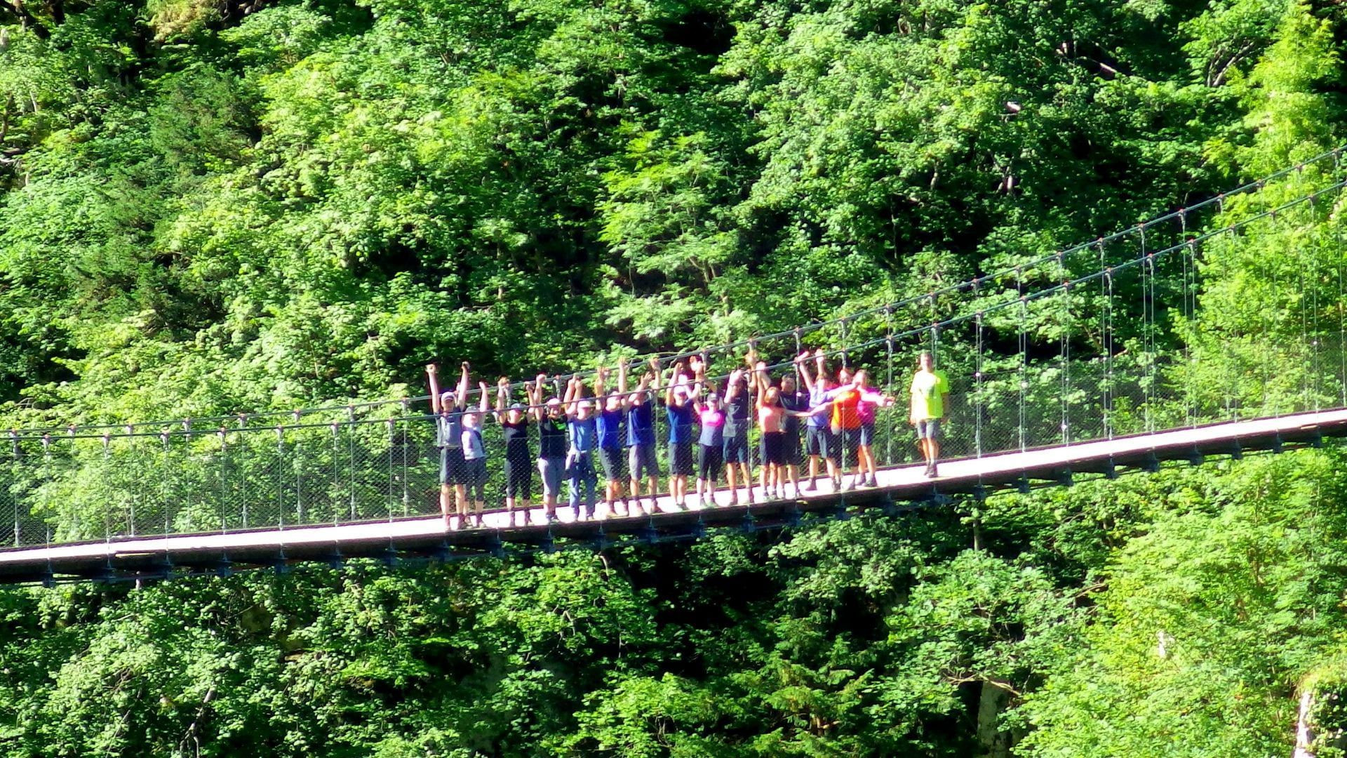 Passerelle d'Holzarte sur le GR10 - Pyrénées-Atlantiques - France