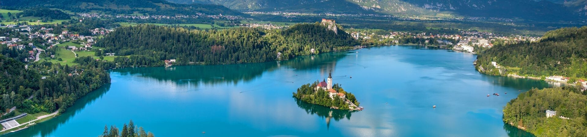 Île et église sur le lac de Bled - Alpes Juliennes - Slovénie