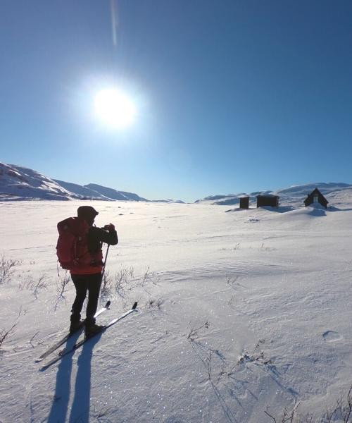 © David Praire J3 - Skieur en direction d'Alesjaure