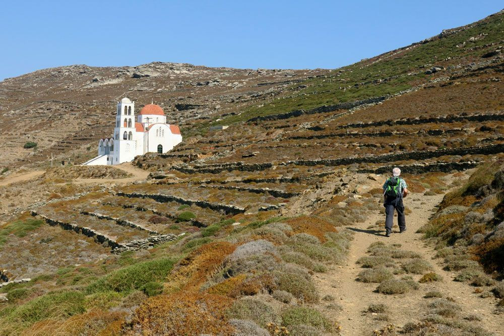 L'église Defteri Evresi sur l'épaule de Polemou Kambos