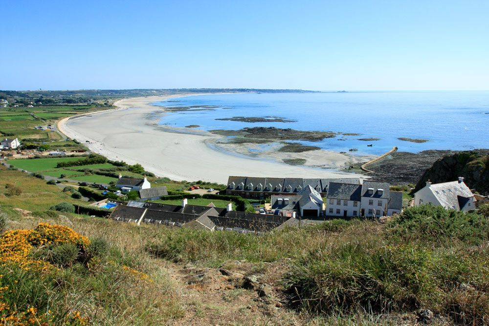 © François Ribard La baie de Saint-Ouen à Jersey © François Ribard