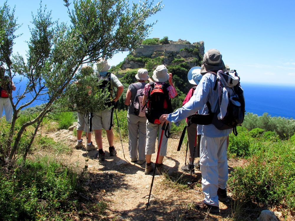 © François Ribard La forteresse d'Aggelokastro sur l'île de Corfou © François Ribard