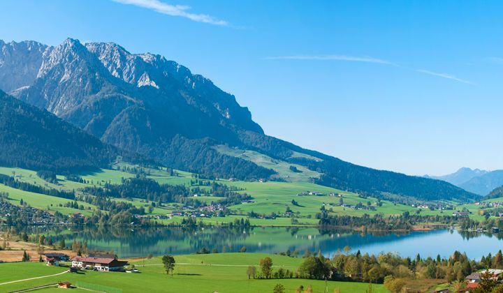 Lac de Walchsee et massif du Kaiser - Tyrol - Autriche