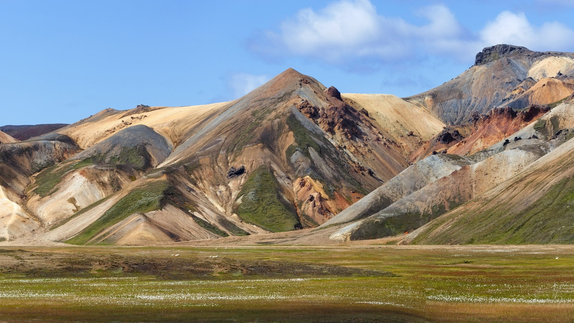 Montagnes de rhyolite colorées - Landmannalaugar - Hautes Terres, Islande