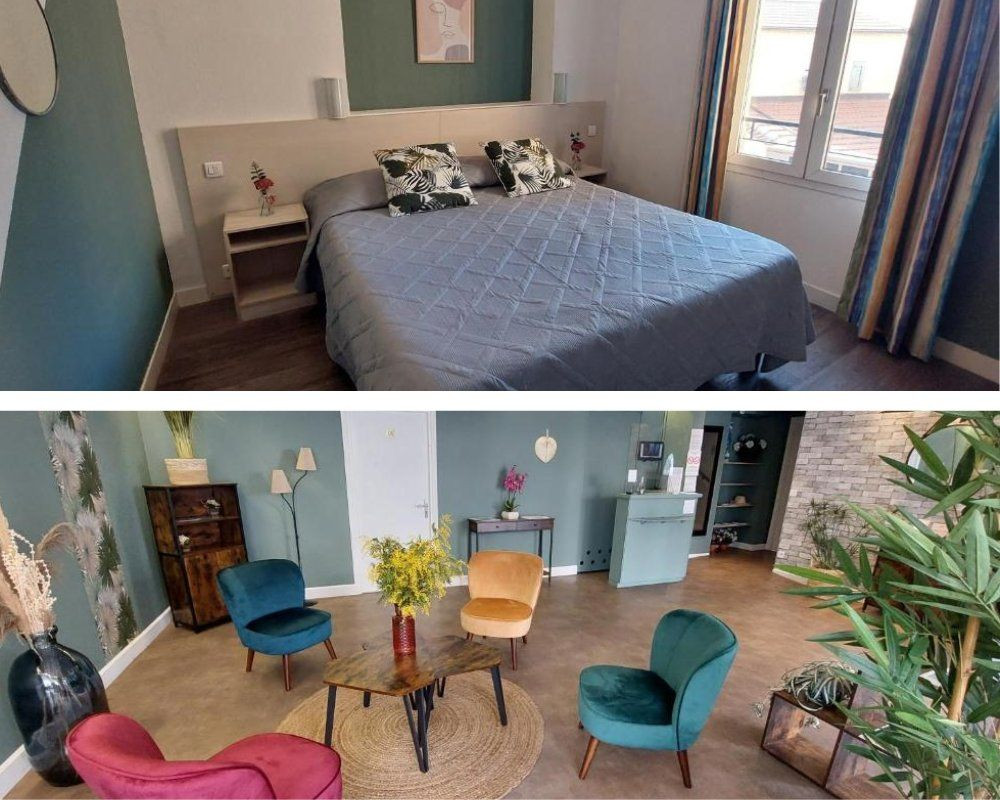 Chambre et salon d'une maison d'hôtes - Le Parisien - France