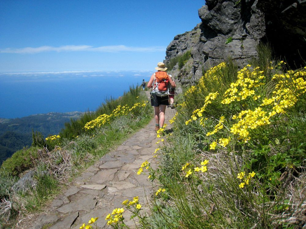 Le chemin du Pico Ruivo