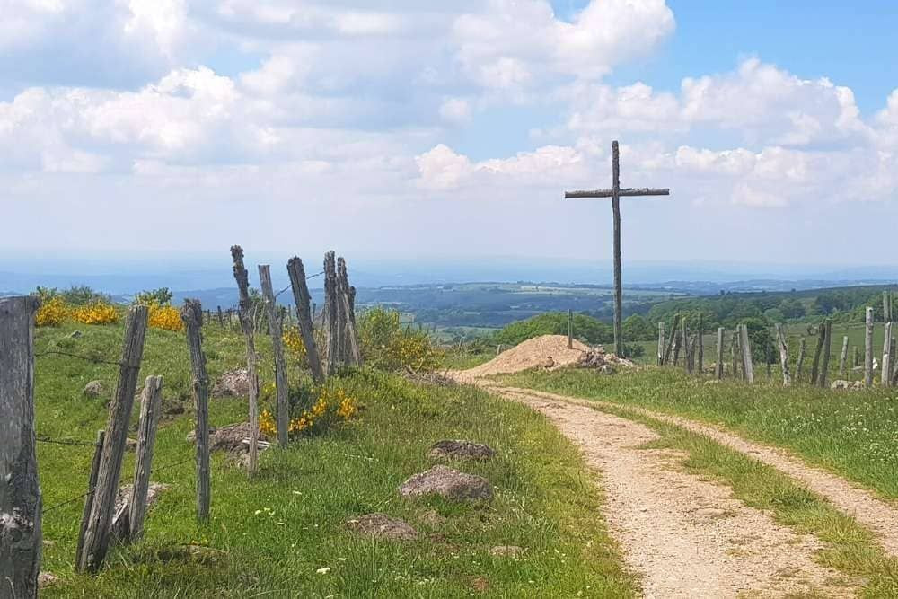 © Anne-Marie Billault Le plateau de l'Aubrac sur le chemin de Compostelle © Anne-Marie Billault