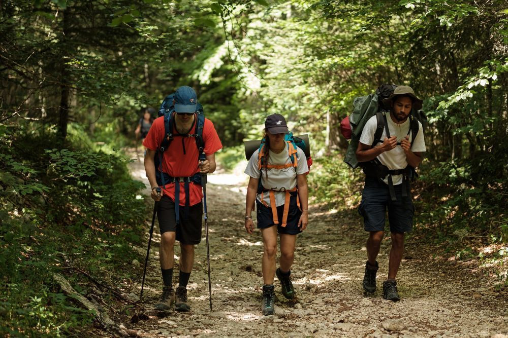 © Timothé Bourdilleau Les premiers km dans la forêt de Corrençon © Timothé Bourdilleau
