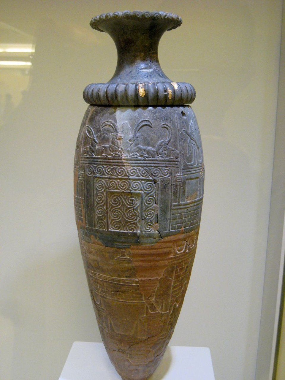 Vase au musée d'Heraklion en Crète