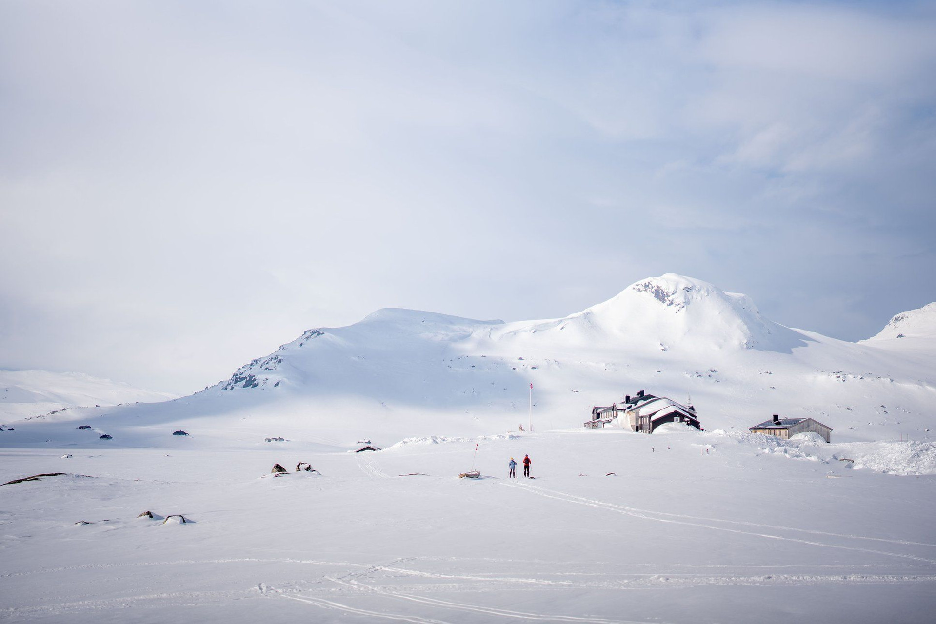 Refuge de montagne sur le Hardangervidda - Norvège