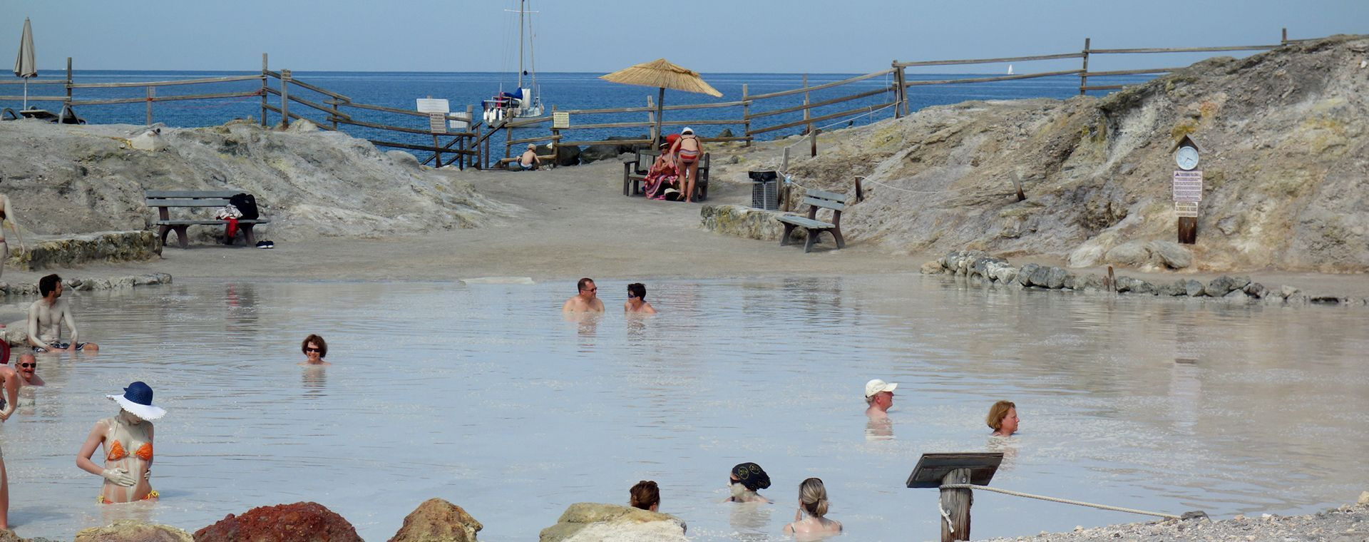Bain de boue - Vulcano - Îles Éoliennes - Italie