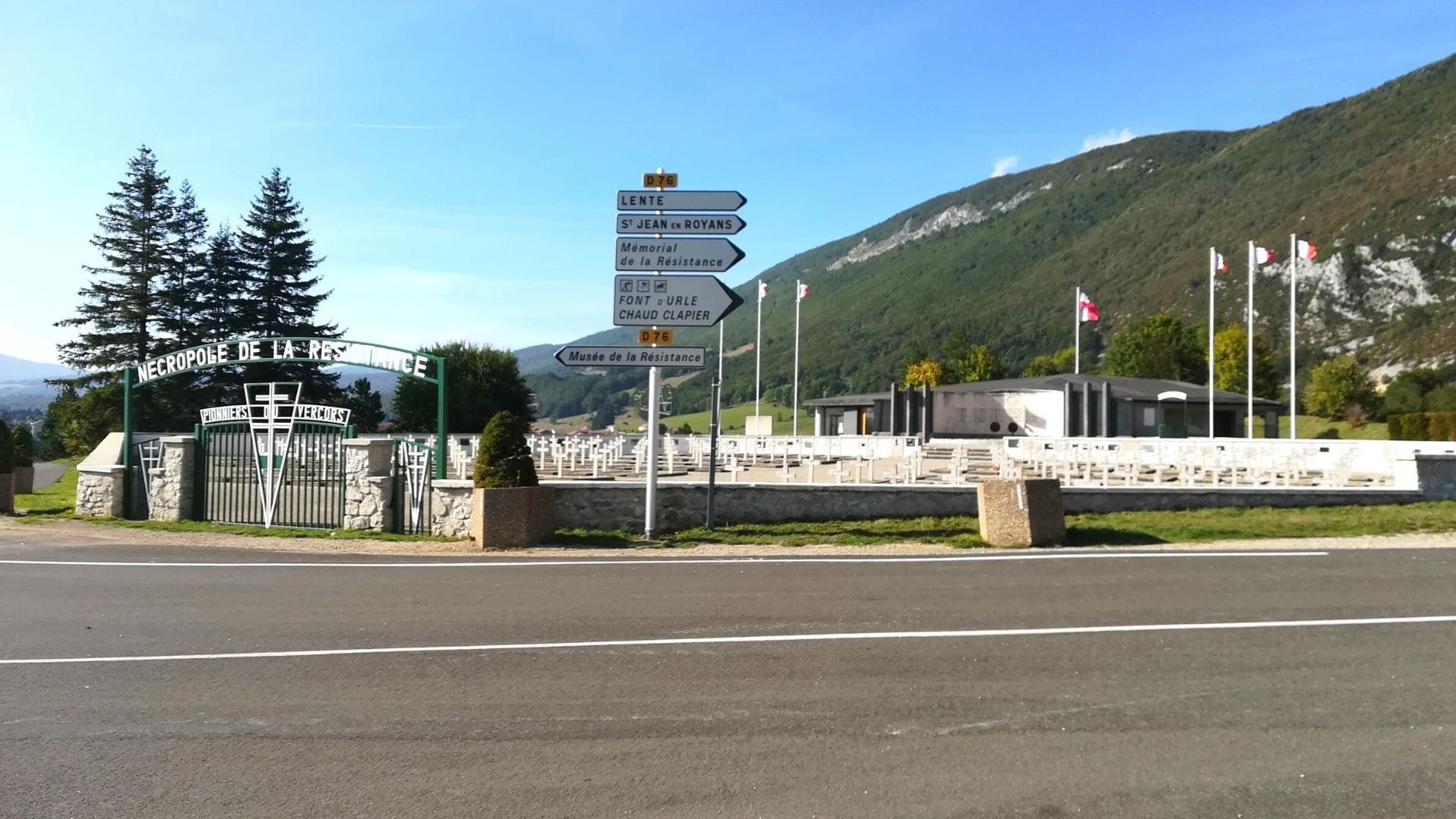 Nécropole de la Résistance à Vassieux-en-Vercors - Vercors - France