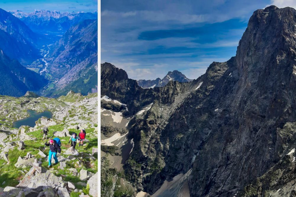 Ascension et face Nord du Pic de l'Olan dans le Valgaudemar © Raymond Chabanier