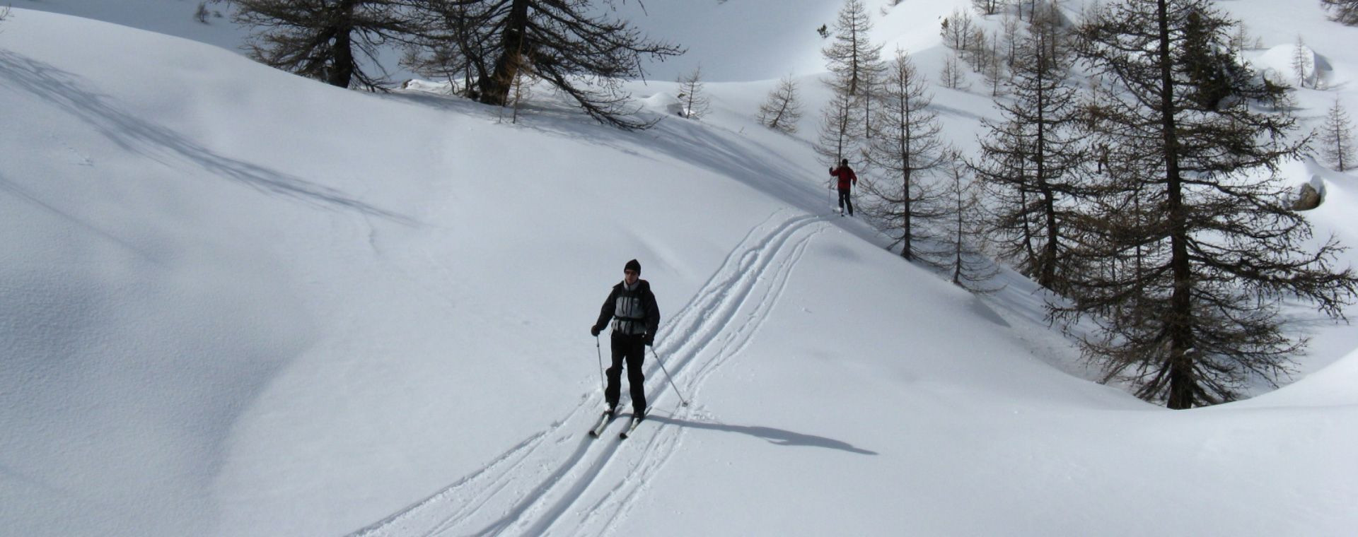 Ski de randonnée nordique entre Briançonnais et Queyras - Hautes-Alpes - France