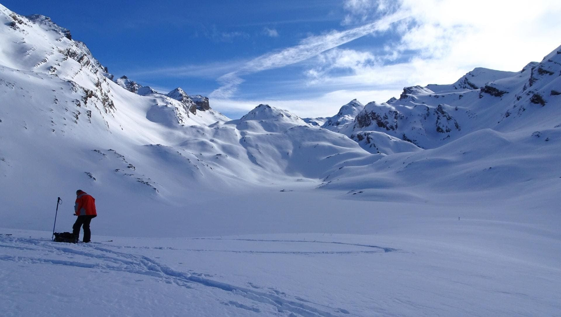 © Alain Leclère Ski de randonnée nordique - Val Maira - Italie