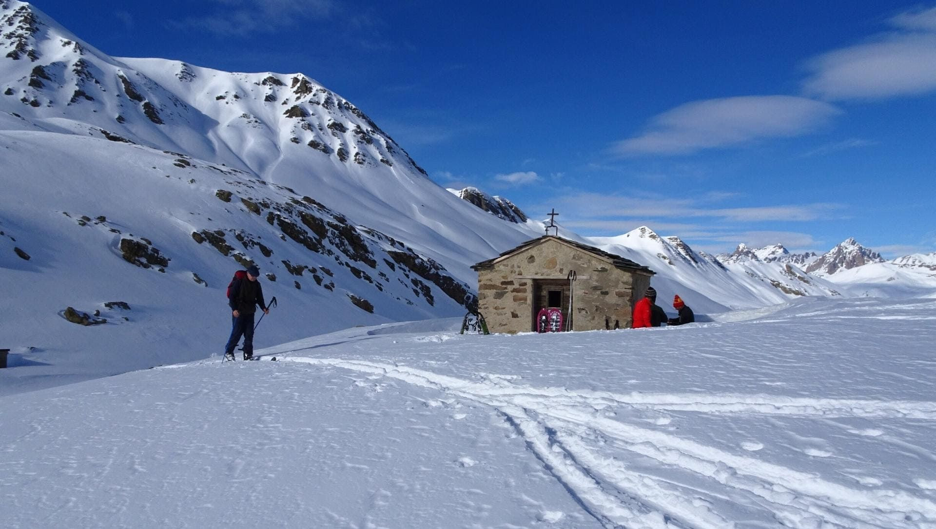 © Alain Leclère Ski de randonnée nordique - Val Maira - Italie