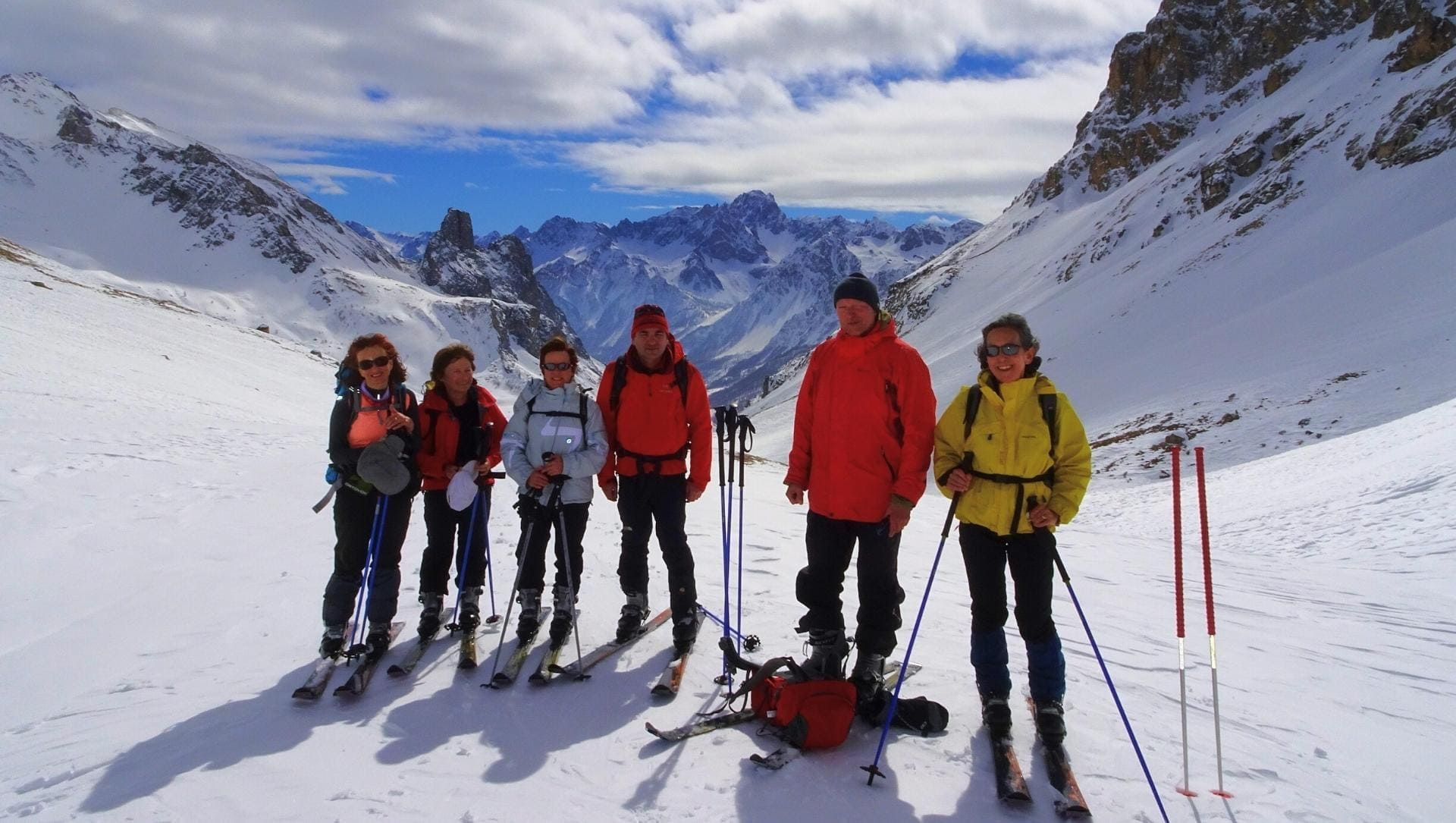 © Alain Leclère Ski de randonnée nordique - Val Maira - Italie