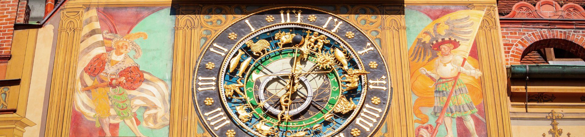 Horloge astronomique et fresques de l'hôtel de ville - Bavière - Allemagne
