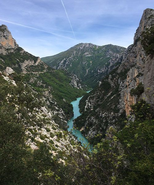 © Wilfrid Valette Vue plongeante sur le Grand Canyon du Verdon - Provence - France