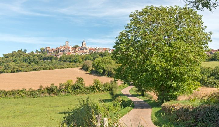 Chemin vers Vézelay - Morvan - France