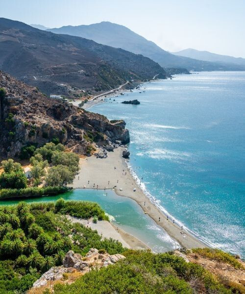 © Adobe Stock Plage de Preveli - Crète - Grèce