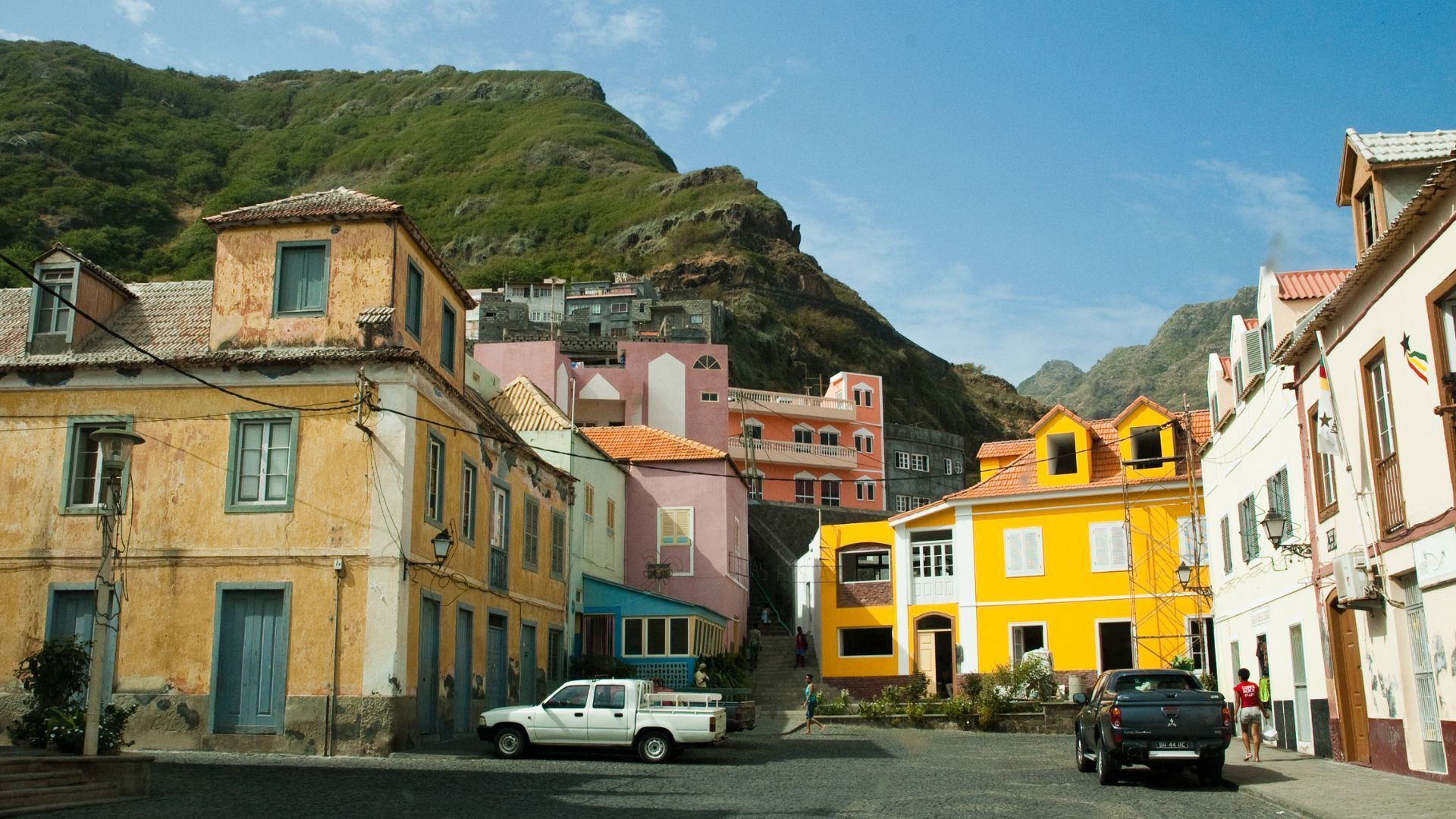© Sarah Bouchet Maisons colorées de Ribeira Grande - Île de Santo Antão - Cap-Vert