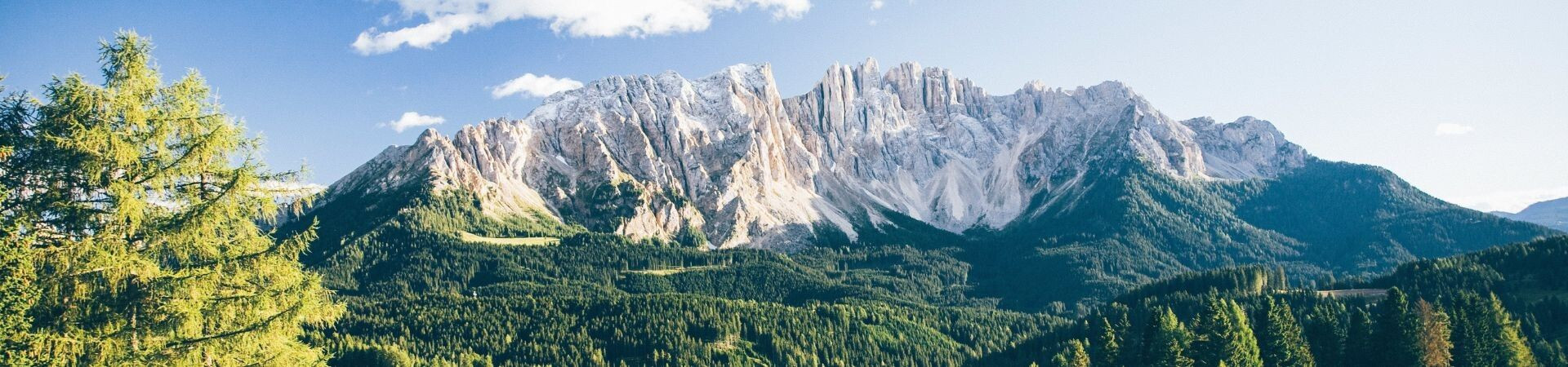 Sommets rocheux des Dolomites et forêts de conifères - Tyrol, Autriche